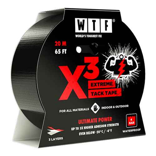 WTF® X³ Extreme Tack Tape Voimateippi